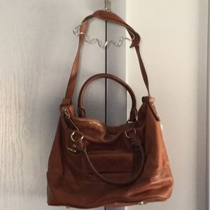 J Crew leather handbag